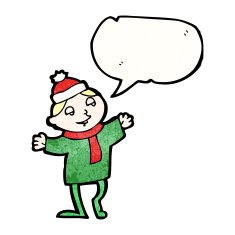 Cartoon Christmas Elf N105
