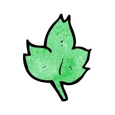 cartoon leaf symbol N54