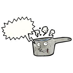 cartoon kitchen pan N16