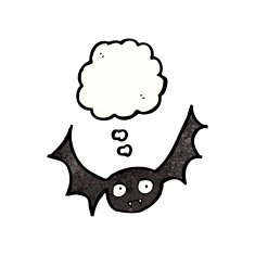 halloween bat cartoon N8