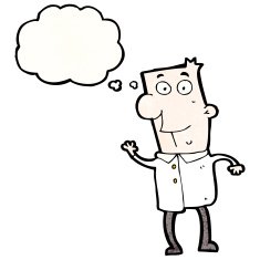 cartoon waving man N83