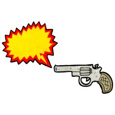 shooting gun cartoon N2