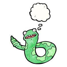 Cartoon Rattlesnake N3