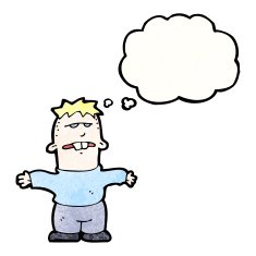 Ugly Boy Cartoon N3
