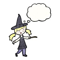 cartoon little witch N4