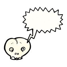Cartoon Skull N97