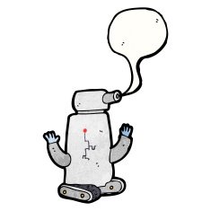 cartoon tank robot N12