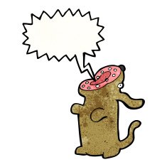 barking dog cartoon N8