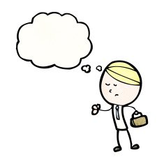 cartoon sensible career man N4