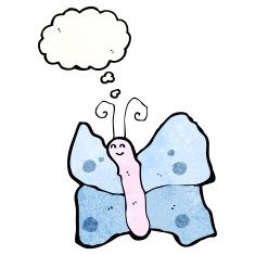 Cartoon Butterfly N99