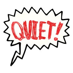 shout for quiet cartoon N2