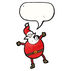 Cartoon Santa Claus N386