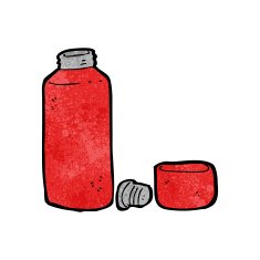 cartoon vaccum flask N2
