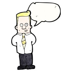 friendly office guy cartoon N4