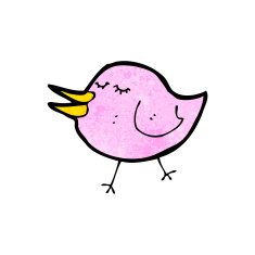 funny little bird cartoon N2