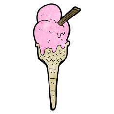 large ice cream cartoon N3