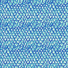 Nautical pattern inspired by tropical fish skin