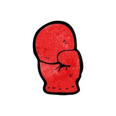 Cartoon Boxing Glove Punch N4