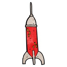 Cartoon Rocket N57