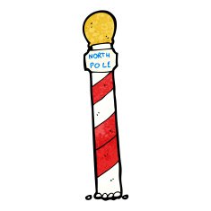 striped north pole cartoon N4