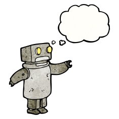 Cartoon Robot N341