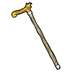 walking stick cartoon N4