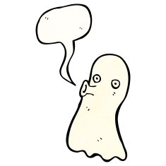 spooky ghost cartoon N32