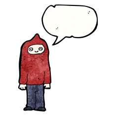 cartoon boy in hooded top N28