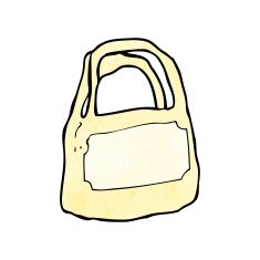 cartoon plastic shopping bag N2