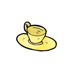 cartoon tea cup N38