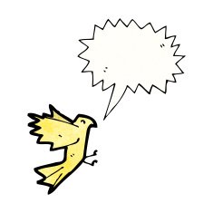 flying bird cartoon N3
