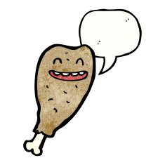 chicken leg cartoon N2