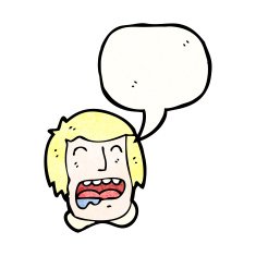 drooling cartoon man N2