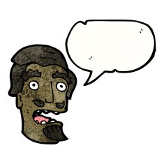 cartoon shocked man with beard N15