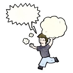 cartoon man carrying cloud N6