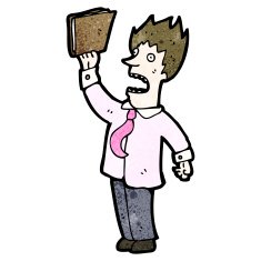 businessman waving file N2