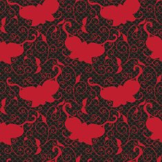 Butterfly seamless vector pattern