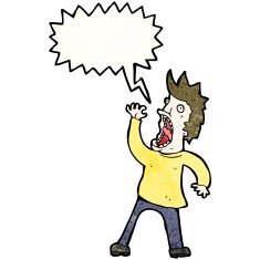 cartoon terrified man N315