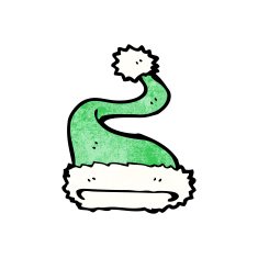 cartoon Christmas hat N18