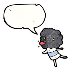 cartoon little thunderhead cloud creature N2