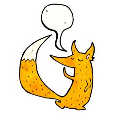Cute Cartoon Fox N20