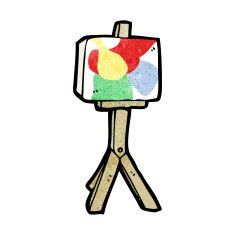 cartoon artist canvas N2