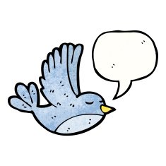 cute flying bird cartoon N5