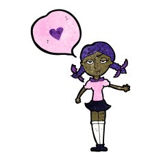 Cartoon Vampire Girl N269