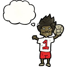 Cartoon Soccer Player N27