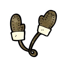 Cartoon Winter Mittens N6