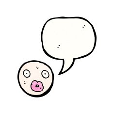cartoon female face symbol N2