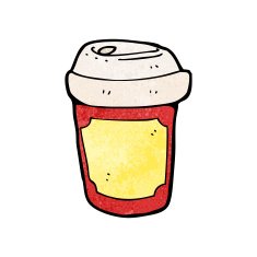 cartoon hot drinks cup N2