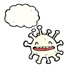 cartoon antibody with thought bubble N2