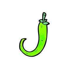 cartoon green chili N4